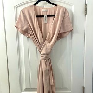 Wilfred maxi wrap dress